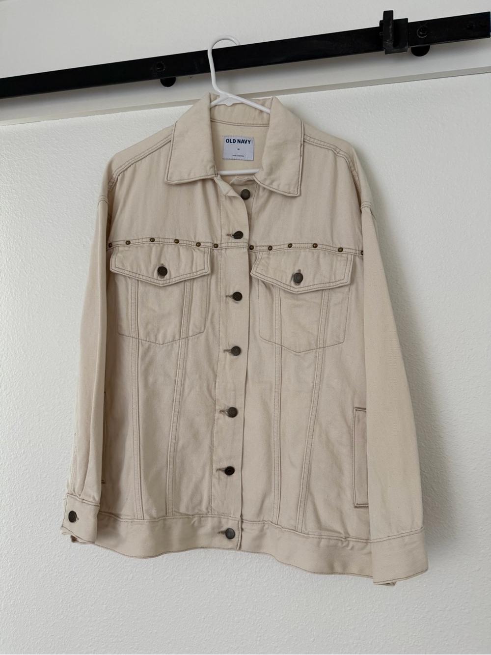 Old Navy Cream Jean Jacket